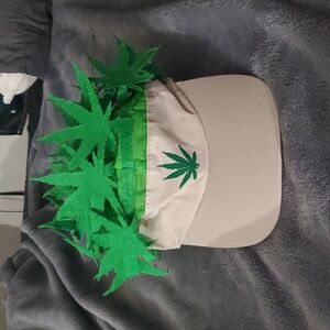 Green Leaf Visor Hat